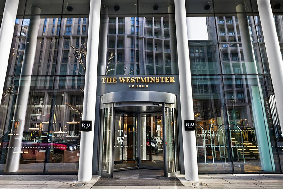 Ingang luxe hotel riu plaza london the westminster